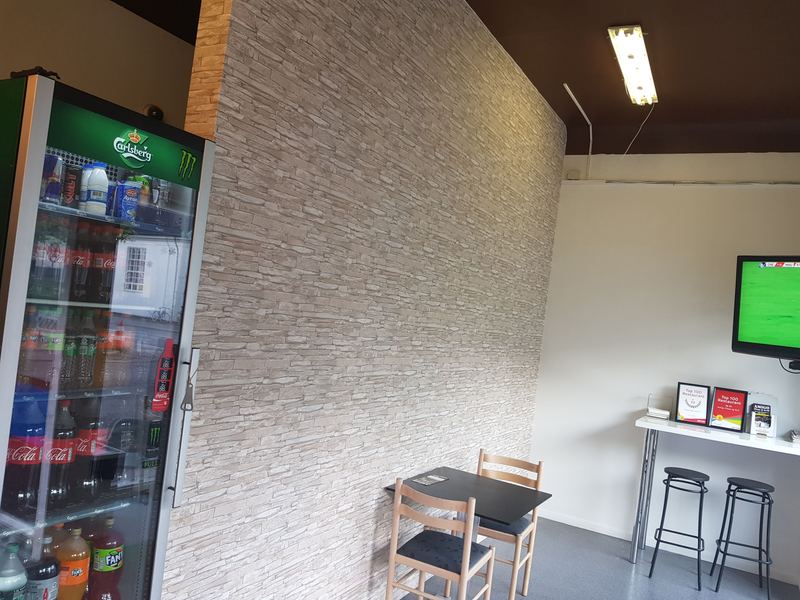 Ny væg i butik